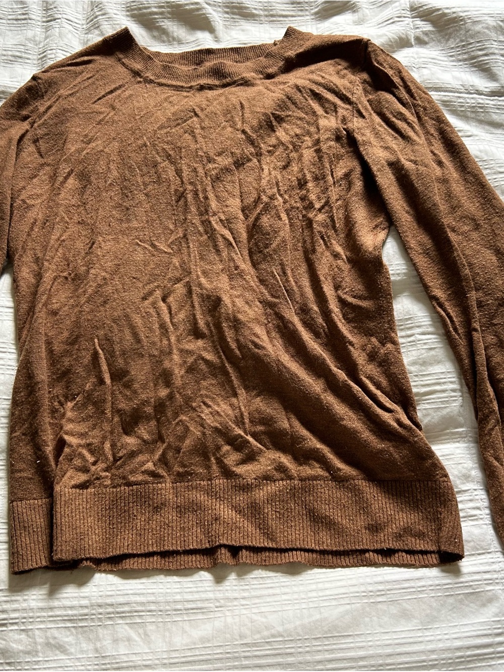 H&M Brown Crewneck Sweater